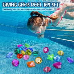 DISHIO Diving Gem sequin shapes add sparkle during swimming sessions.