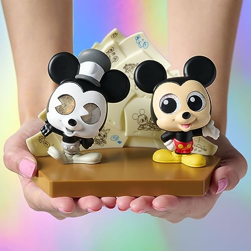 Disney Doorables Grand Entrance diorama display case folds from the package.