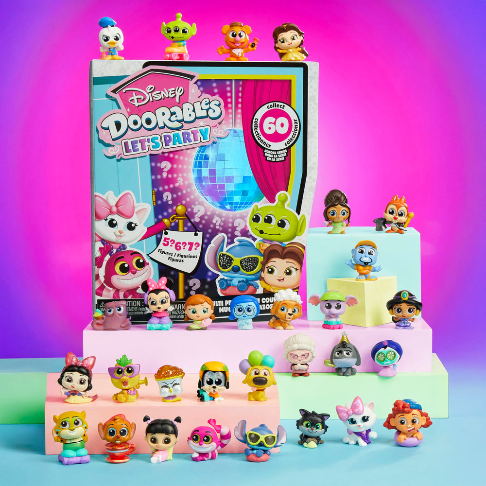 Disney Doorables Jasmine dancing focus for party-ready play and display.