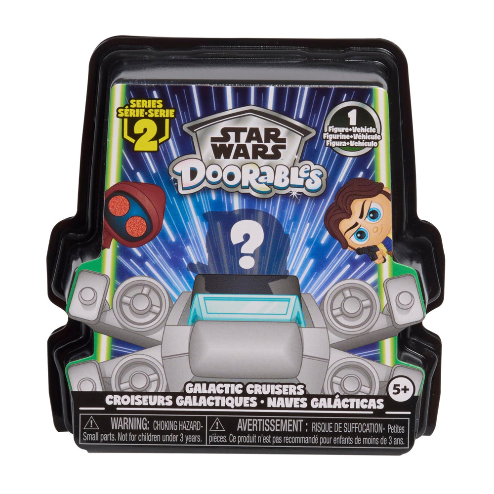 Disney Doorables Star Wars Galactic Cruisers glow-in-the-dark Obi-Wan Kenobi vehicle for glow play and display