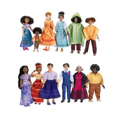 Disney Encanto Julieta doll in her colorfully detailed outfit for pretend family moments.