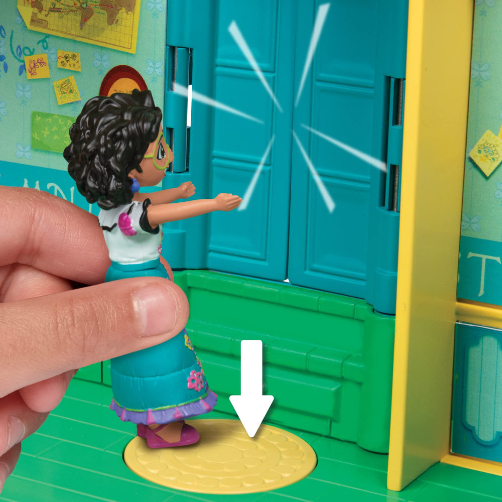 Disney Encanto Mirabel room playset opens doors and windows for interactions