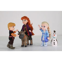 Disney Frozen 2 Olaf and Sven petite duo with pose options for cozy storytelling.