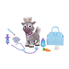 Disney Frozen Sven Care Kit carrot and bottle for pretend feeding moments.