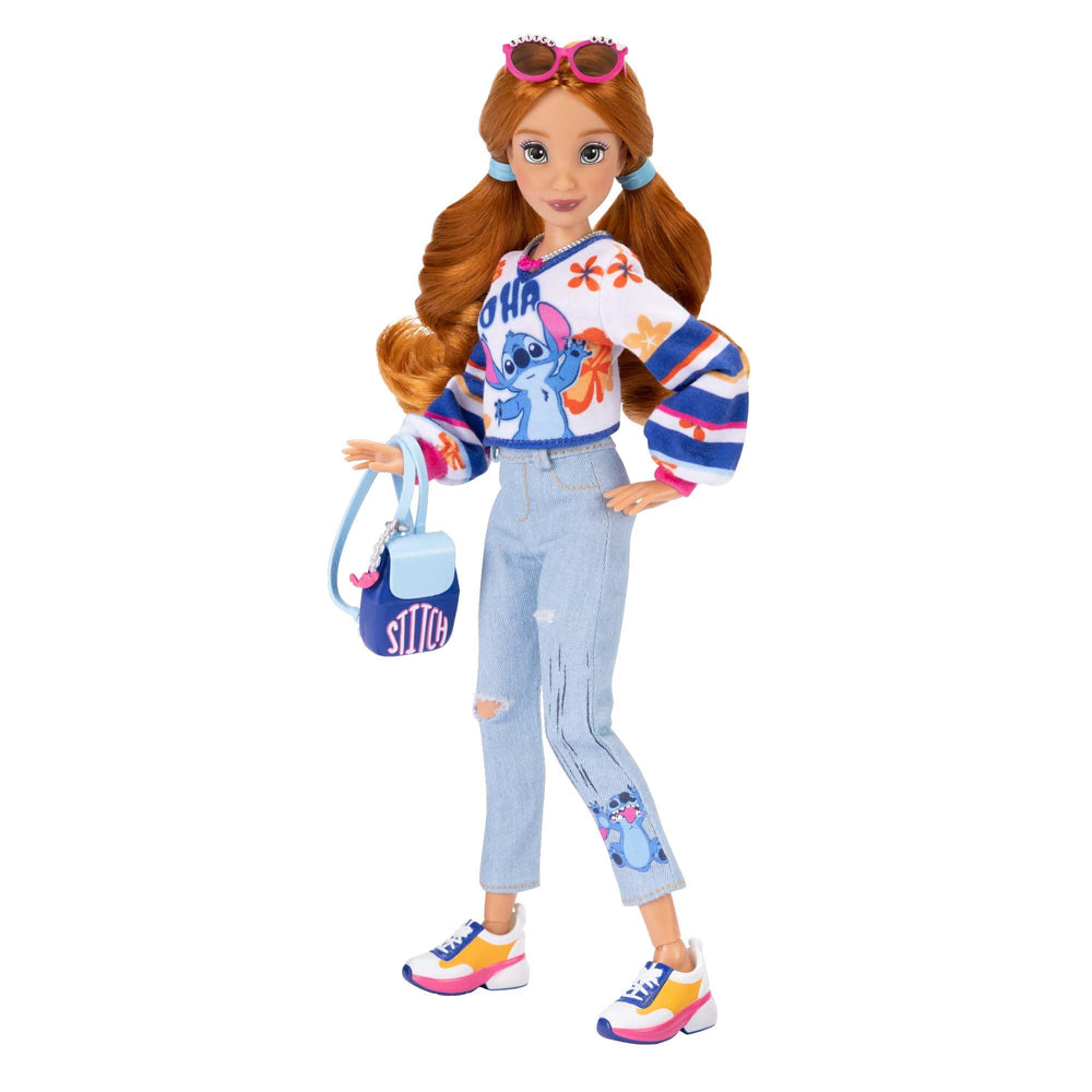 Disney ILY 4EVER Stitch blue denim jacket outfit adds casual versatility for everyday play.