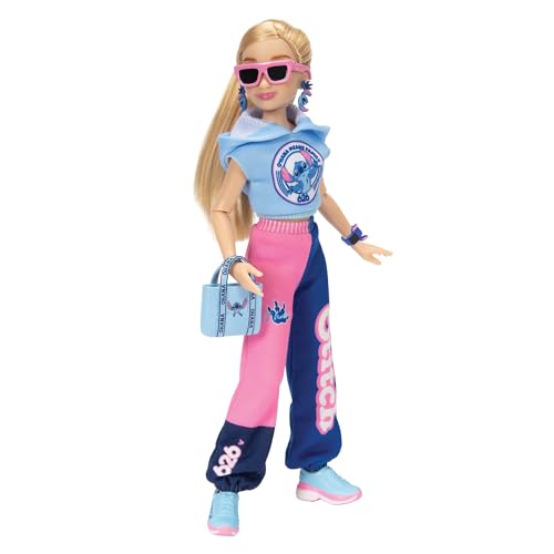 Disney ILY 4Ever Stitch doll in two-tone jacket shows mix-and-match versatility.