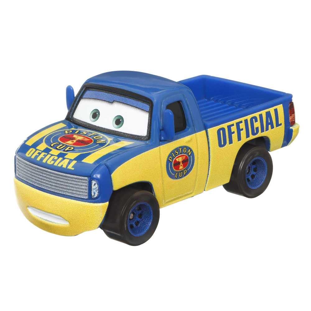 Disney Pixar Cars Dexter Hoover 1:55-scale close-up of the flag accessory