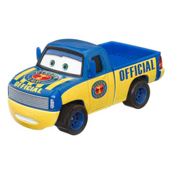 Disney Pixar Cars Dexter Hoover 1:55-scale close-up of the flag accessory