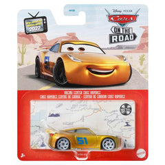 Disney Pixar Cars Cruz Ramirez 1:55 scale with rolling wheels for dynamic play.