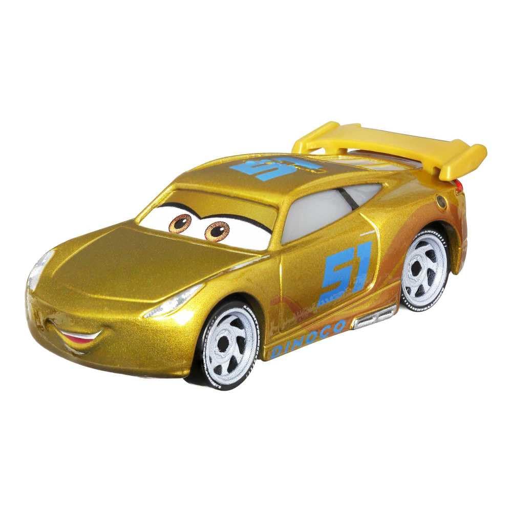 Disney Pixar Cars on the Road Dinoco center emblem detail for storytelling.