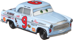 Disney Pixar Cars Slim Hood side profile shows character silhouette for display variety