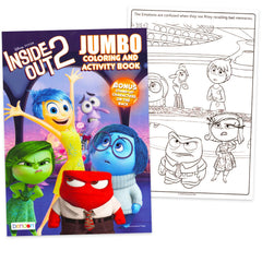 Disney Pixar Inside Out coloring set includes four crayons for mess-free art.