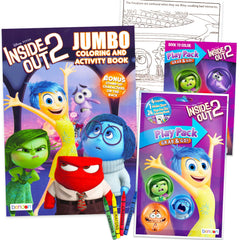 Disney Pixar Inside Out coloring and activity book with stickers promotes creative play.