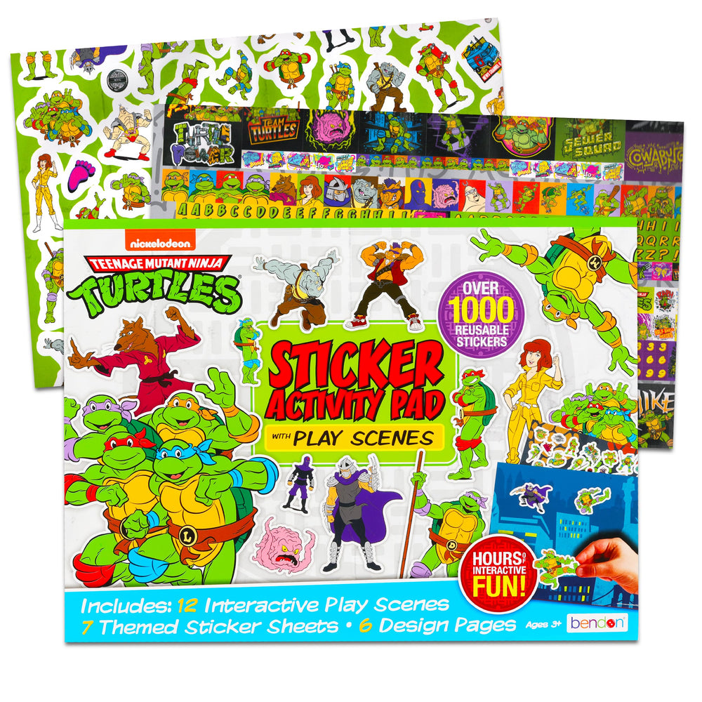 Disney Pixar sticker book set measures 14x10 inches for easy display