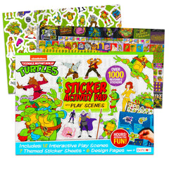 Disney Pixar sticker book set measures 14x10 inches for easy display