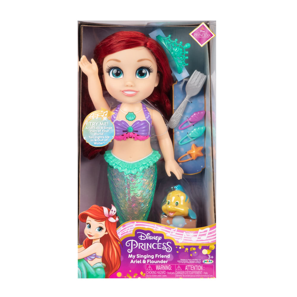 14-inch Ariel doll height for storytelling