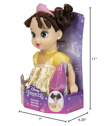 Gift-ready packaging makes the Disney Princess Belle doll a thoughtful present.