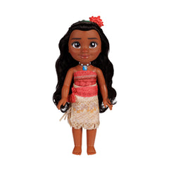 Disney Princess Moana doll, 14-inch tall, with removable outfit for versatile play.
