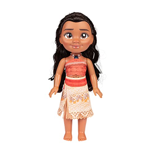Moana with flower clips for fun hair styling sessions.