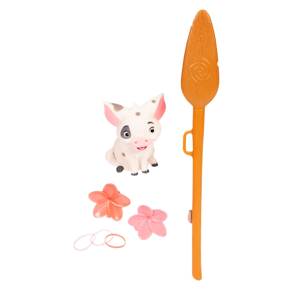 Pua figure accessory enhances Moana storytelling moments.