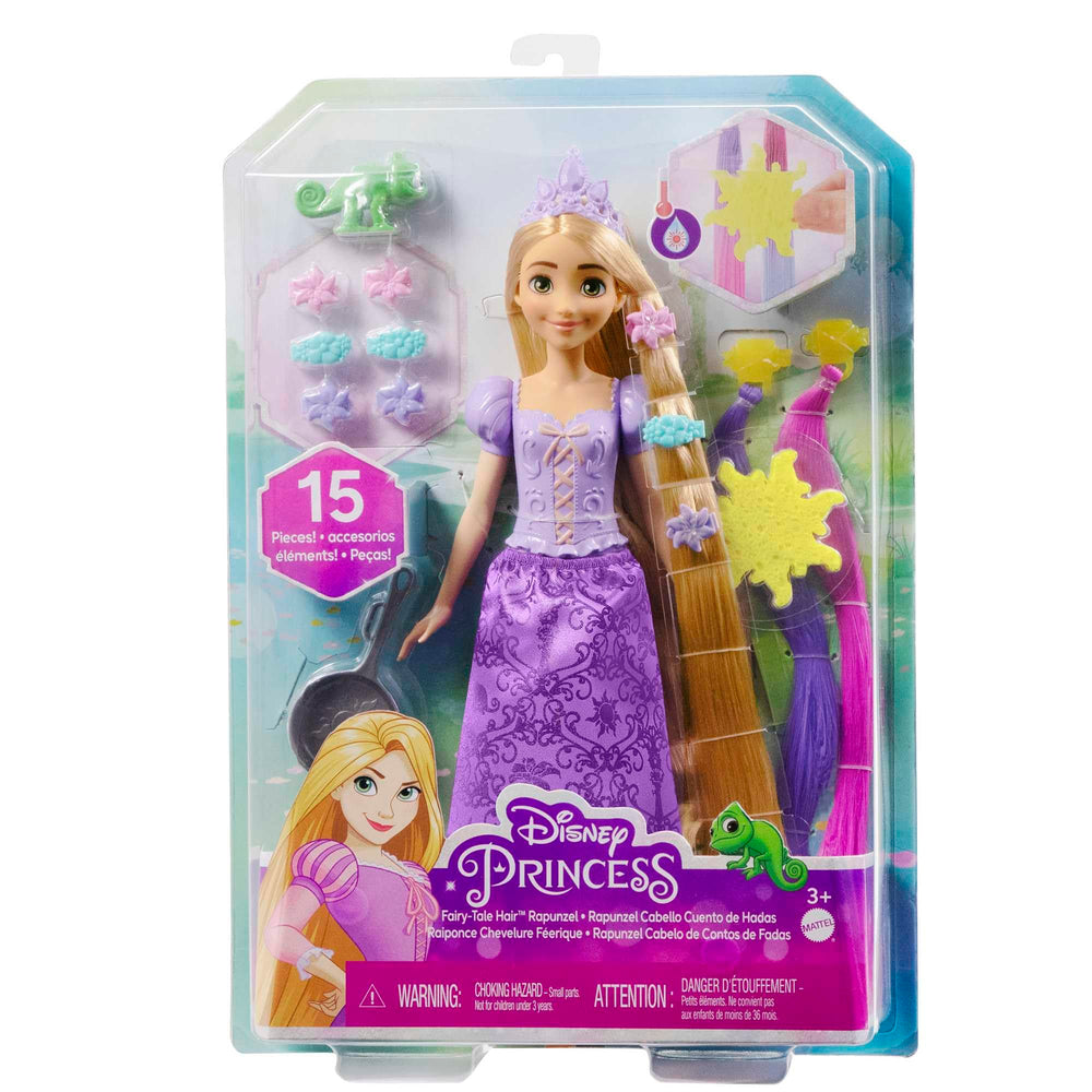 Posable Rapunzel enables dynamic storytelling and action poses.