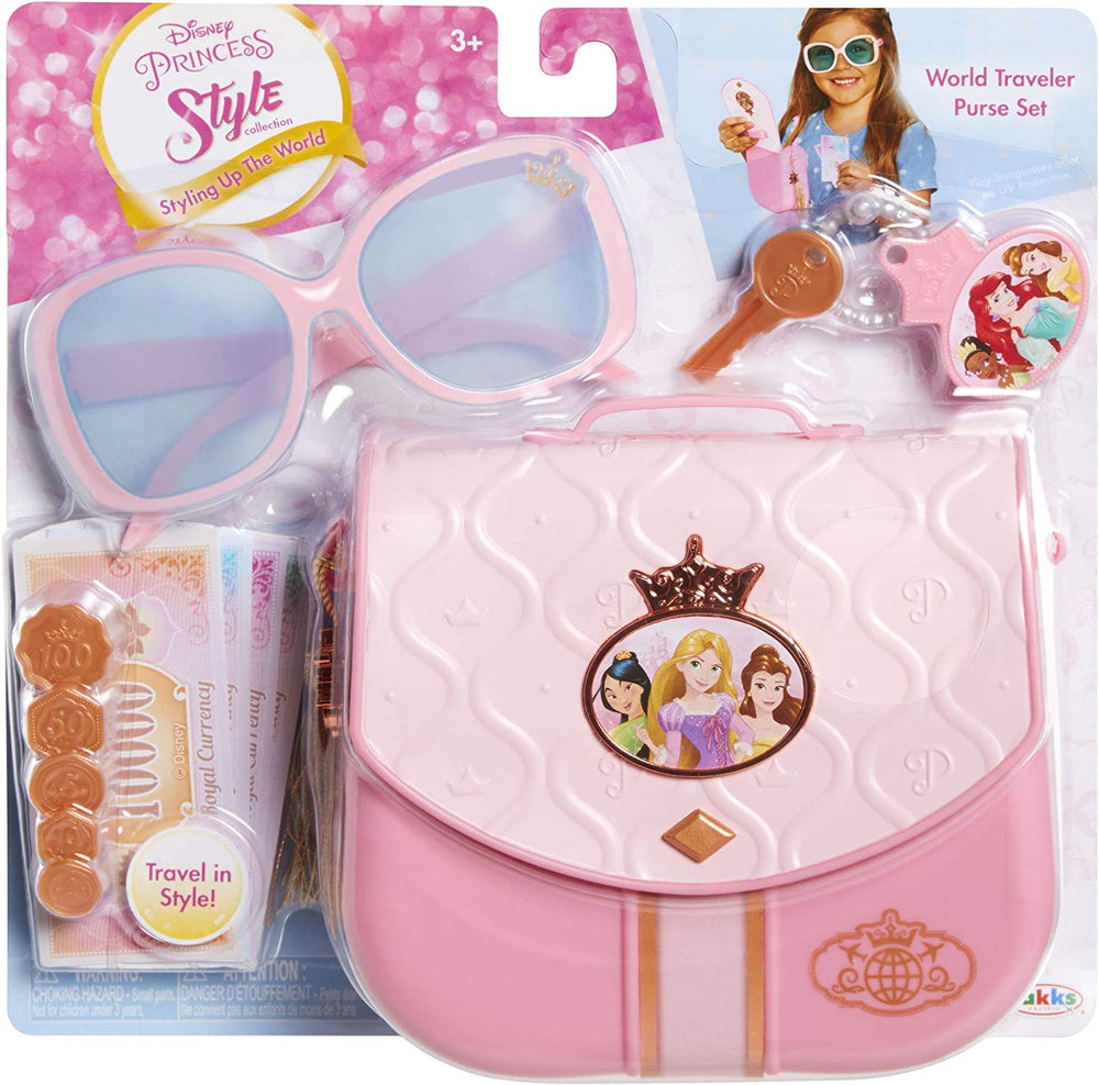 Disney Princess World Traveler play coins add sparkle to currency games during trips.