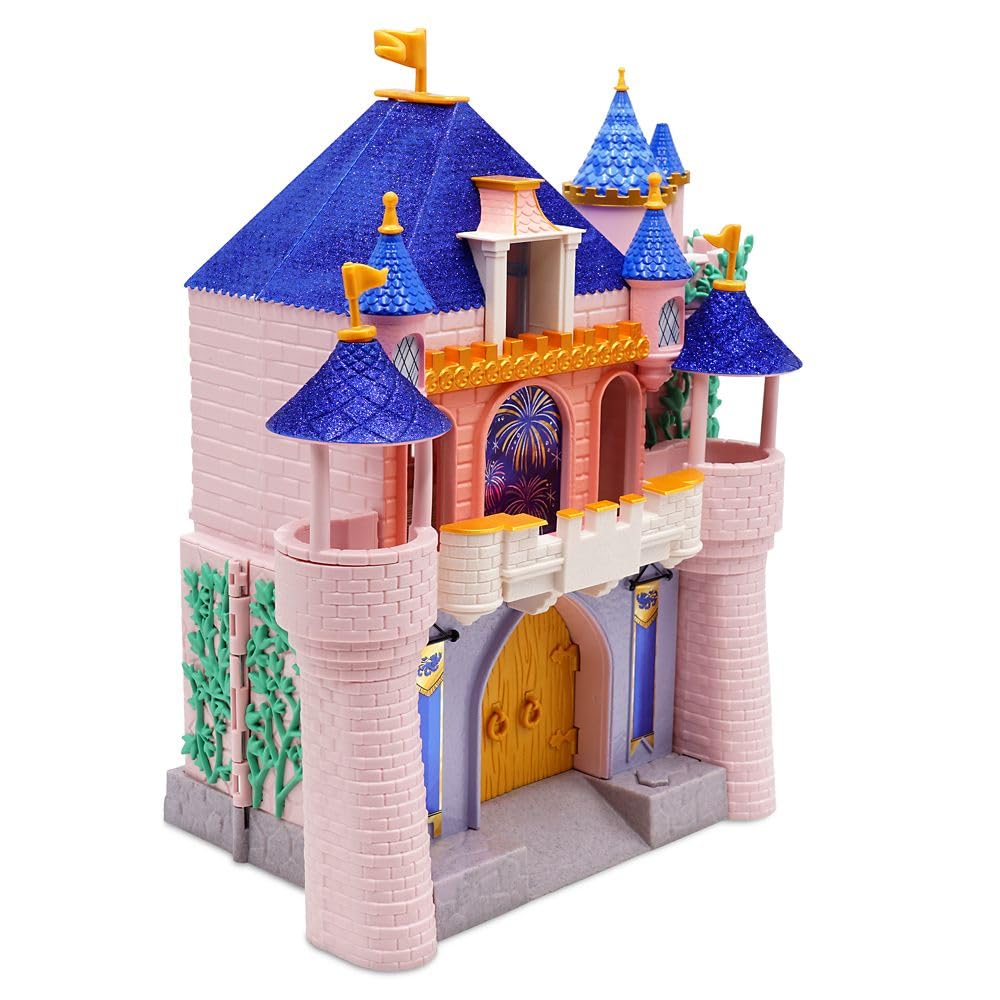 Disney Store Animators' Collection Deluxe Sleeping Beauty Doll House ornate entrance invites imaginative play