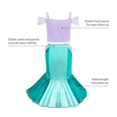 Disney Store Ariel two-piece set simplifies styling for quick dress-up