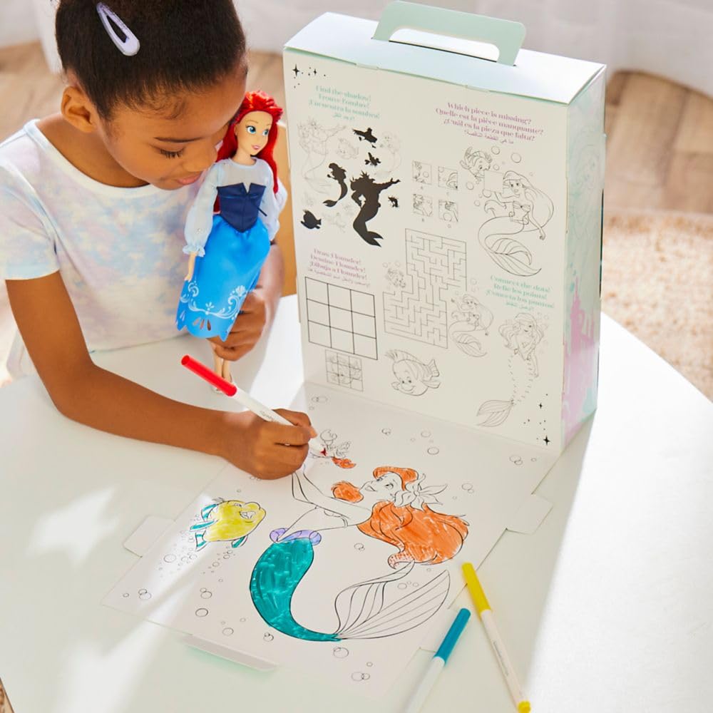 Ariel's hair ribbon adds quick style options during pretend play