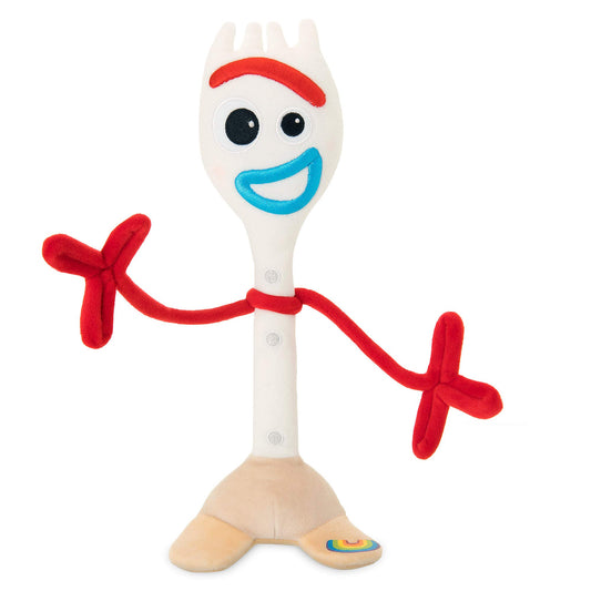 Disney Store Forky Toy Story plush with detailed sculpting for authentic display and play