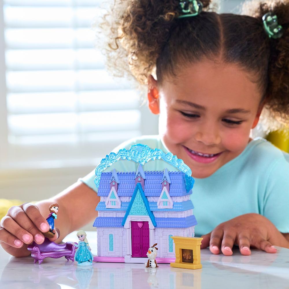 Disney Store Frozen micro toy set with Anna figure for Arendelle adventures on the go