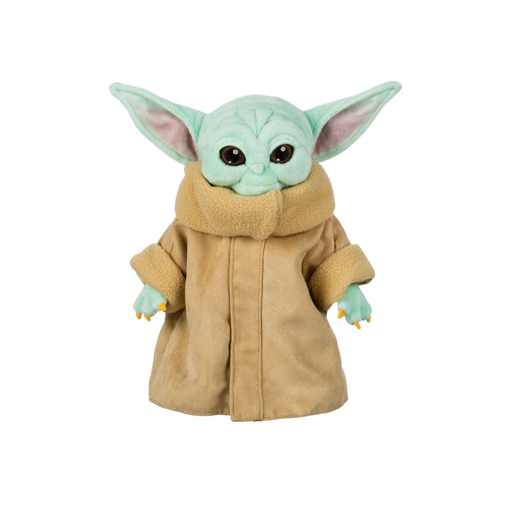 Disney Store Grogu plush with embroidered details for a collectible, kid-friendly Star Wars toy.