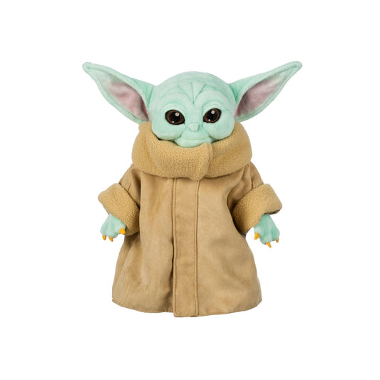 Disney Store Grogu plush with embroidered details for a collectible, kid-friendly Star Wars toy.