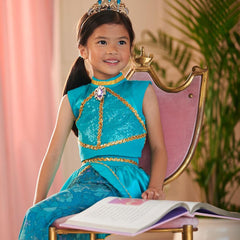 Disney Store Jasmine pantaloons with turquoise flecks for playful twirls.