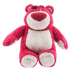 Disney Store Lotso Scented Bear front view β supersoft cuddle buddy with strawberry scent.