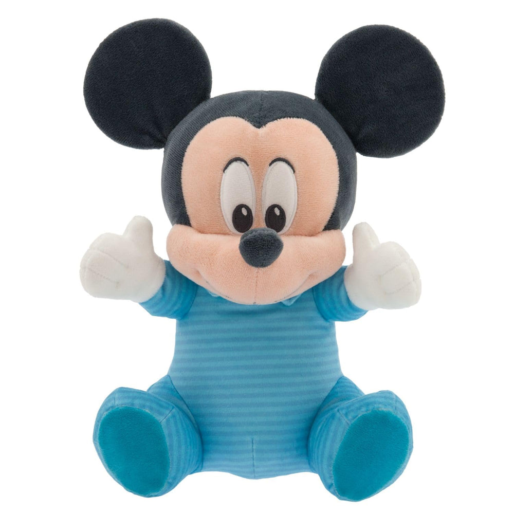 Disney Store Mickey swaddle is reversible, Pluto print on one side for variety.