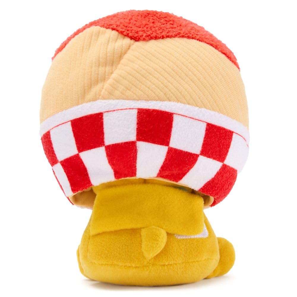 Disney Store plush strap with hook-and-loop tab for easy bag attachment.