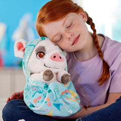 Disney Store Pua plush soft fabric offers cozy snuggles and comfort.
