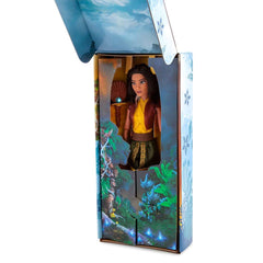Disney Store Raya glitter detailing on pants creates screen-inspired costume flair.