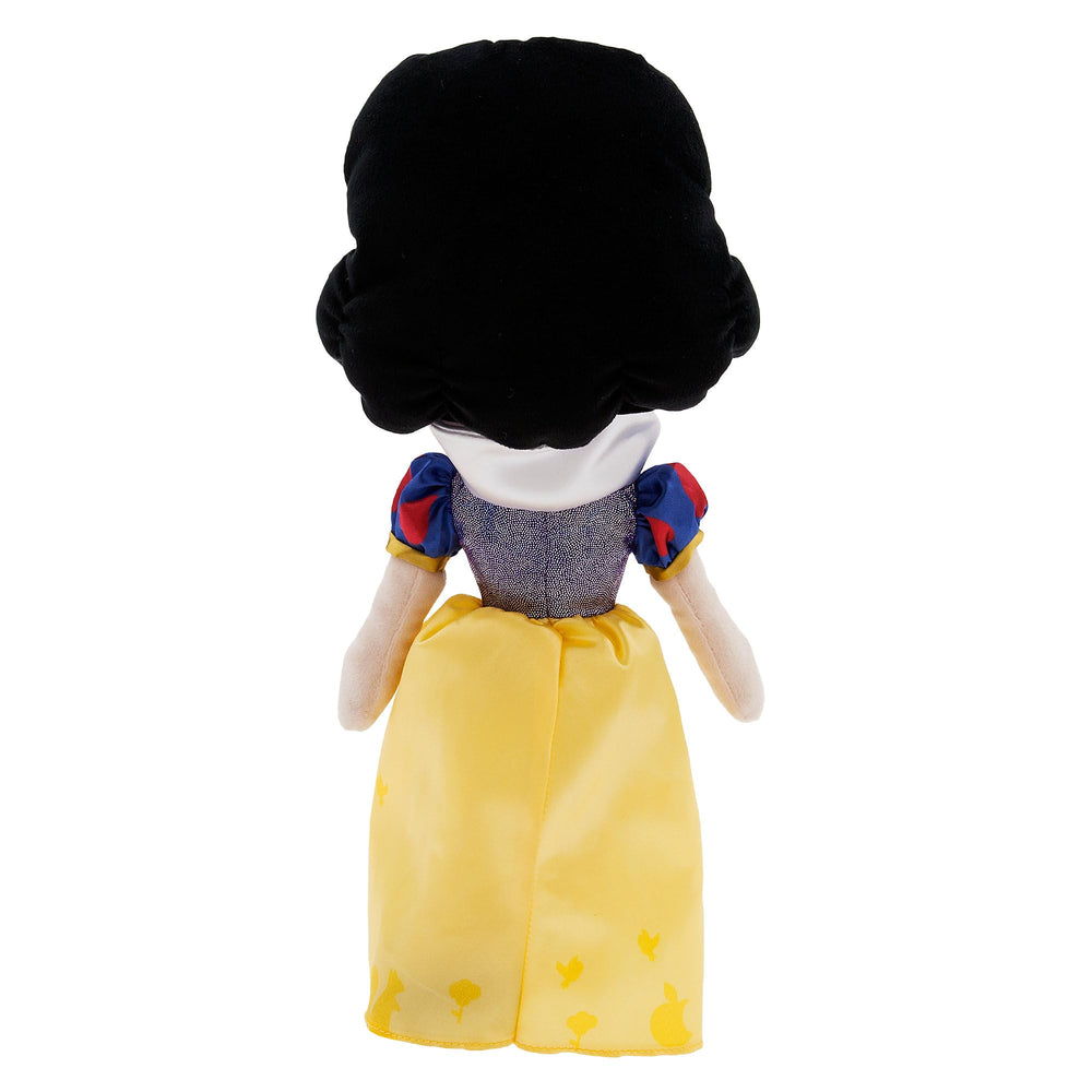 Disney Store Snow White plush doll inspired by a classic tale with castle print.