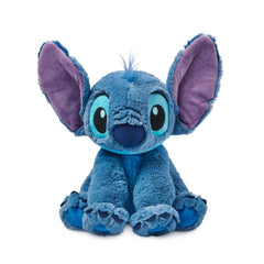 Disney Store Stitch medium soft toy face closeup with embroidered details for cozy play
