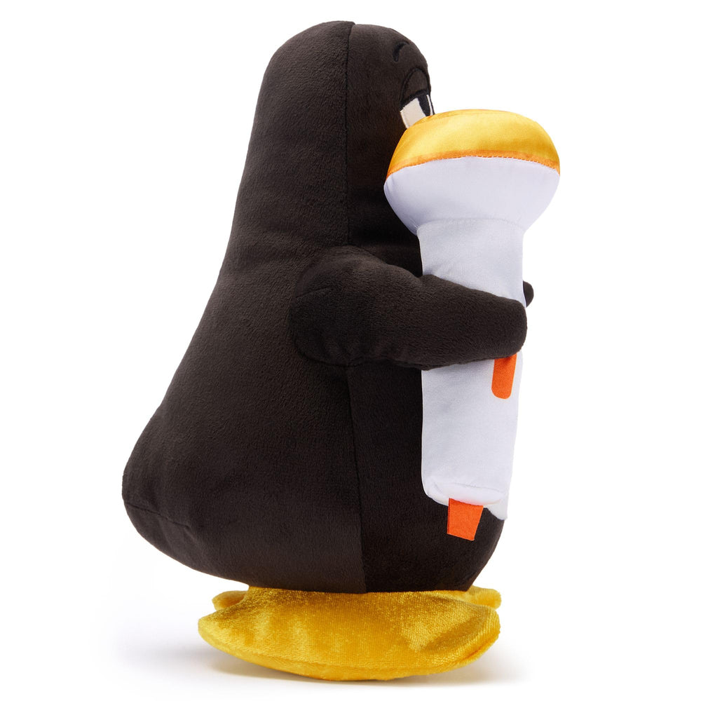 Detailed sculpting on Wheezy plush captures classic Toy Story design.