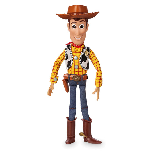 Disney Store Woody pulls string to hear phrases for immersive play