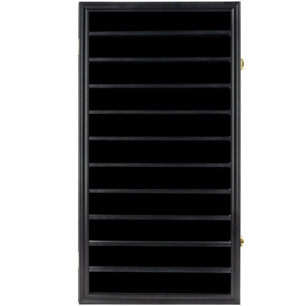 DisplayGifts acrylic front and door protect coins while keeping them visible.
