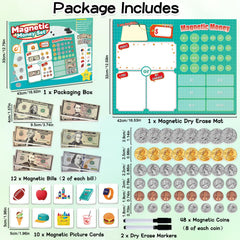 Distasio dry-erase mat and markers support reusable learning
