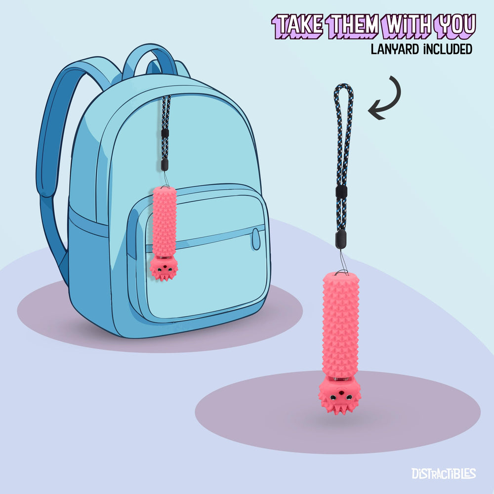 Compact size of Distractibles Hedgy fits pockets for discreet use