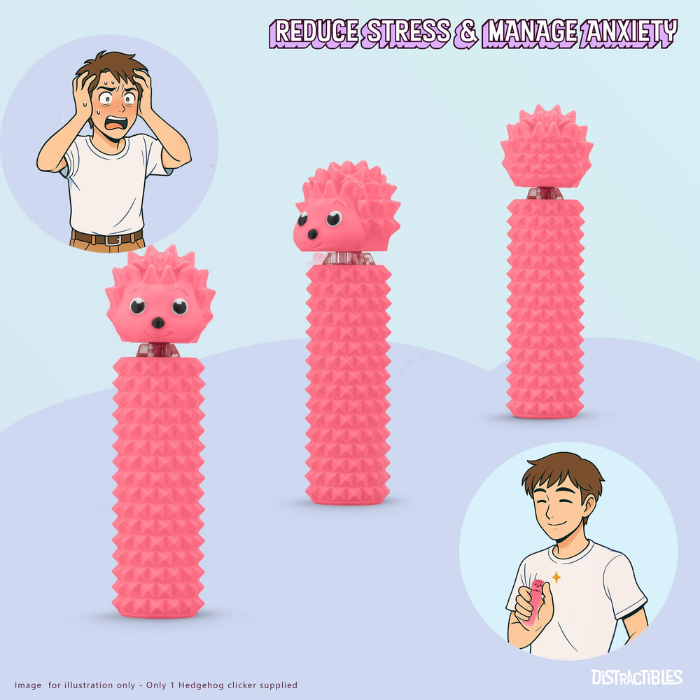 Pink Distractibles Hedgy color option to match style