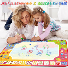 A colorful gift-ready presentation makes the Diteryy Water Doodle Mat a thoughtful present.