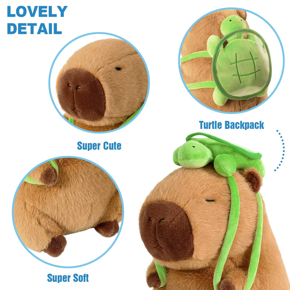 Ditucu capybara plush vacuum-packed, easy to restore after opening.
