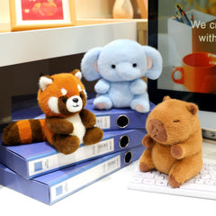 Ditucu elephant compact plush doubles as a soft décor accent.